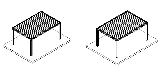 Free-standing pergola with 4 column support (2) (1)